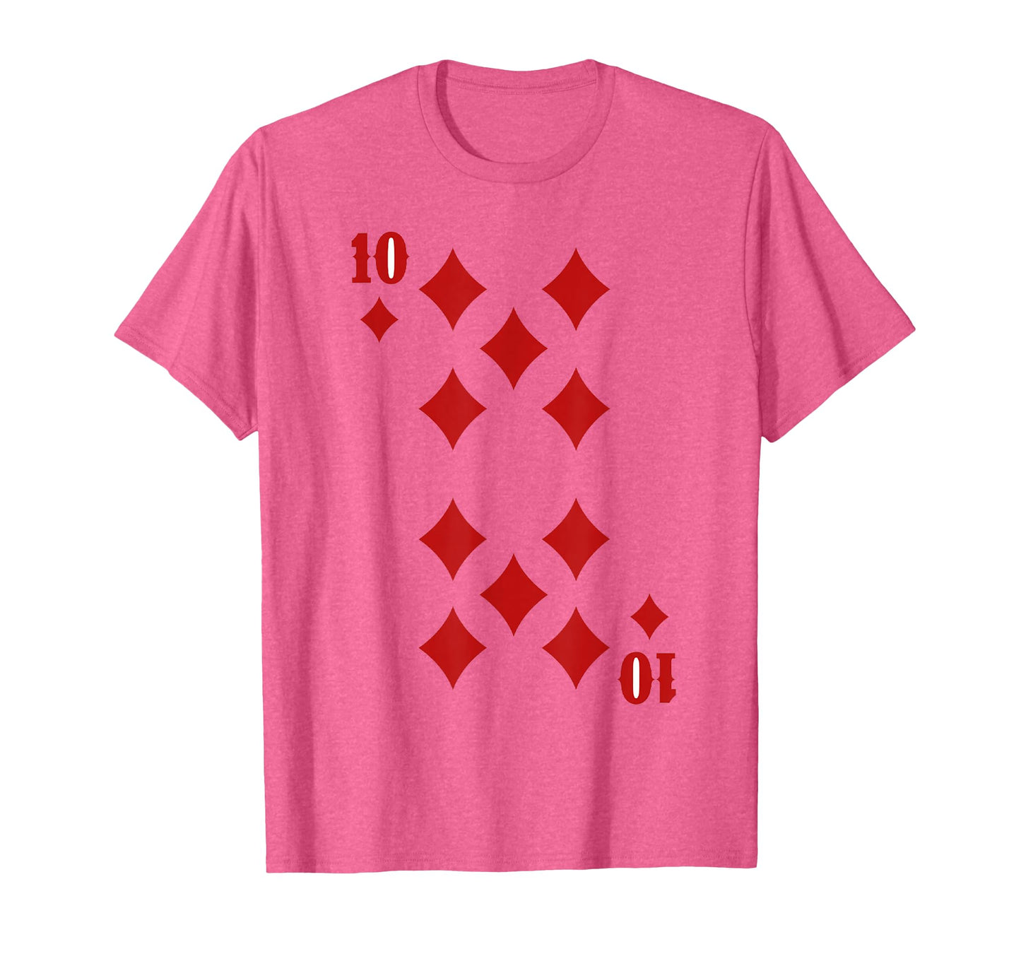 10 of Diamonds Playing Cards Halloween Group Matching T-Shirt