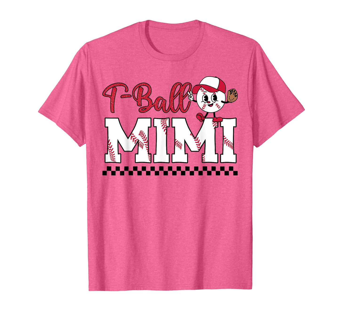 Tee Ball Mimi Leopard Funny Tball Mimi Mother's Day T-Shirt