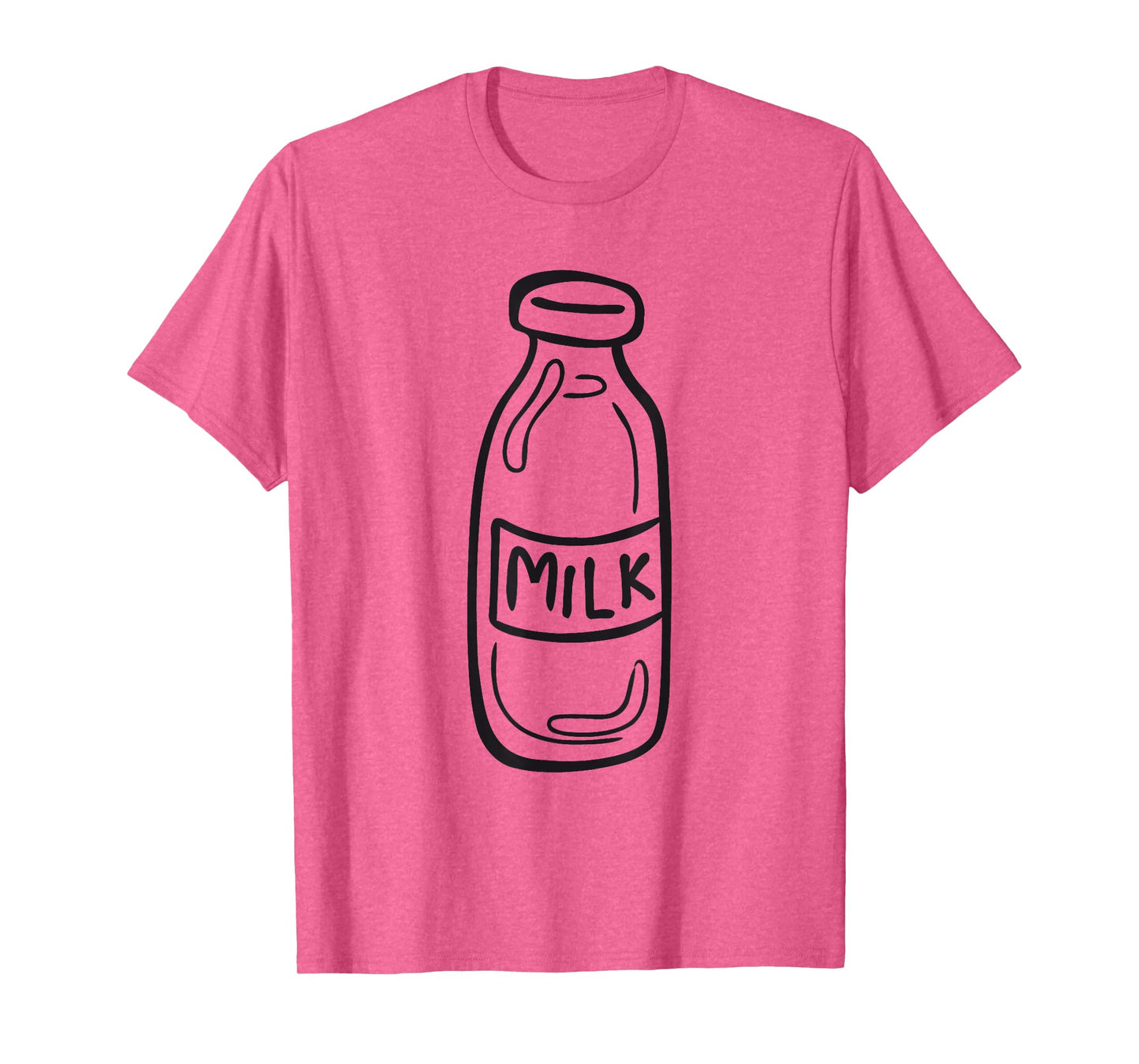 Milk Shirt Adult Men Women Kids Bottle With Milk Costume T-Shirt