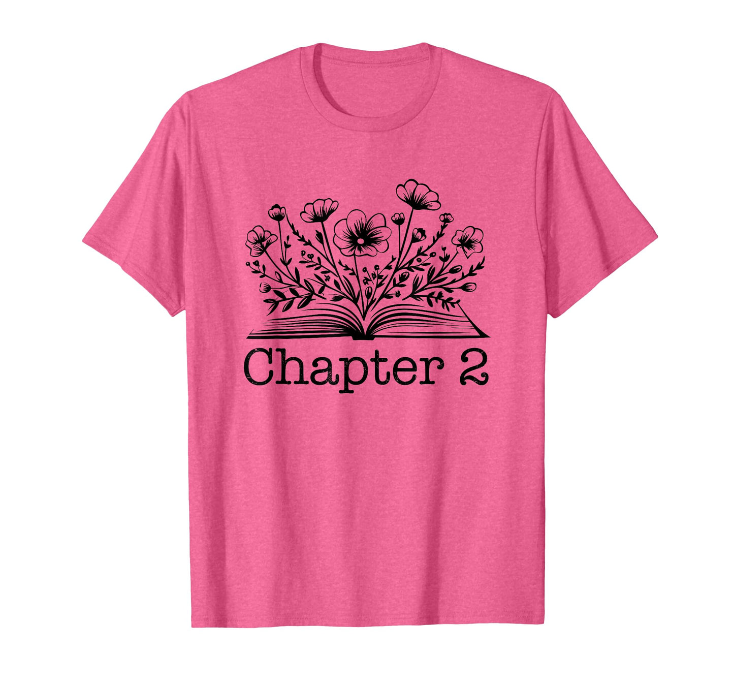2nd Birthday Girl Chapter 2 Reading Book Lover 2 Year Old T-Shirt
