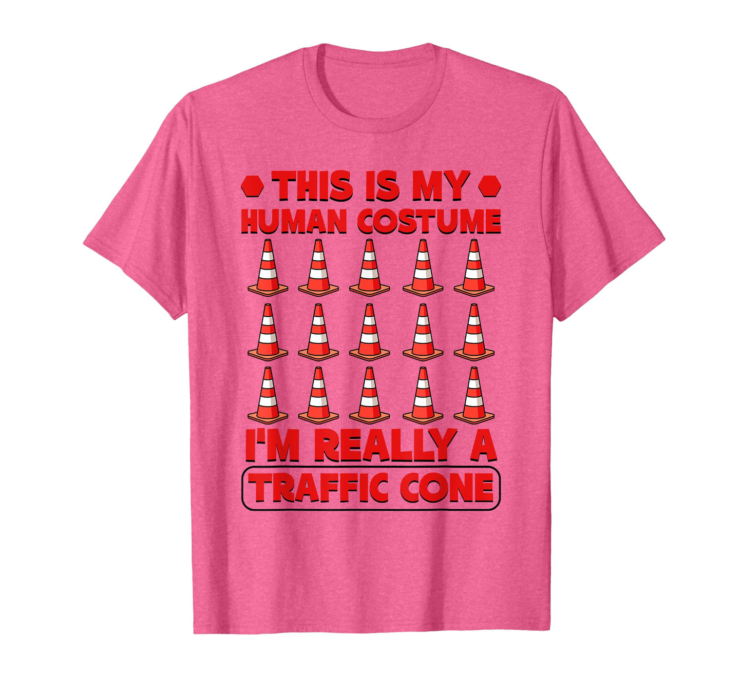 Funny Halloween Costume I'm Really A Traffic Cone T-Shirt