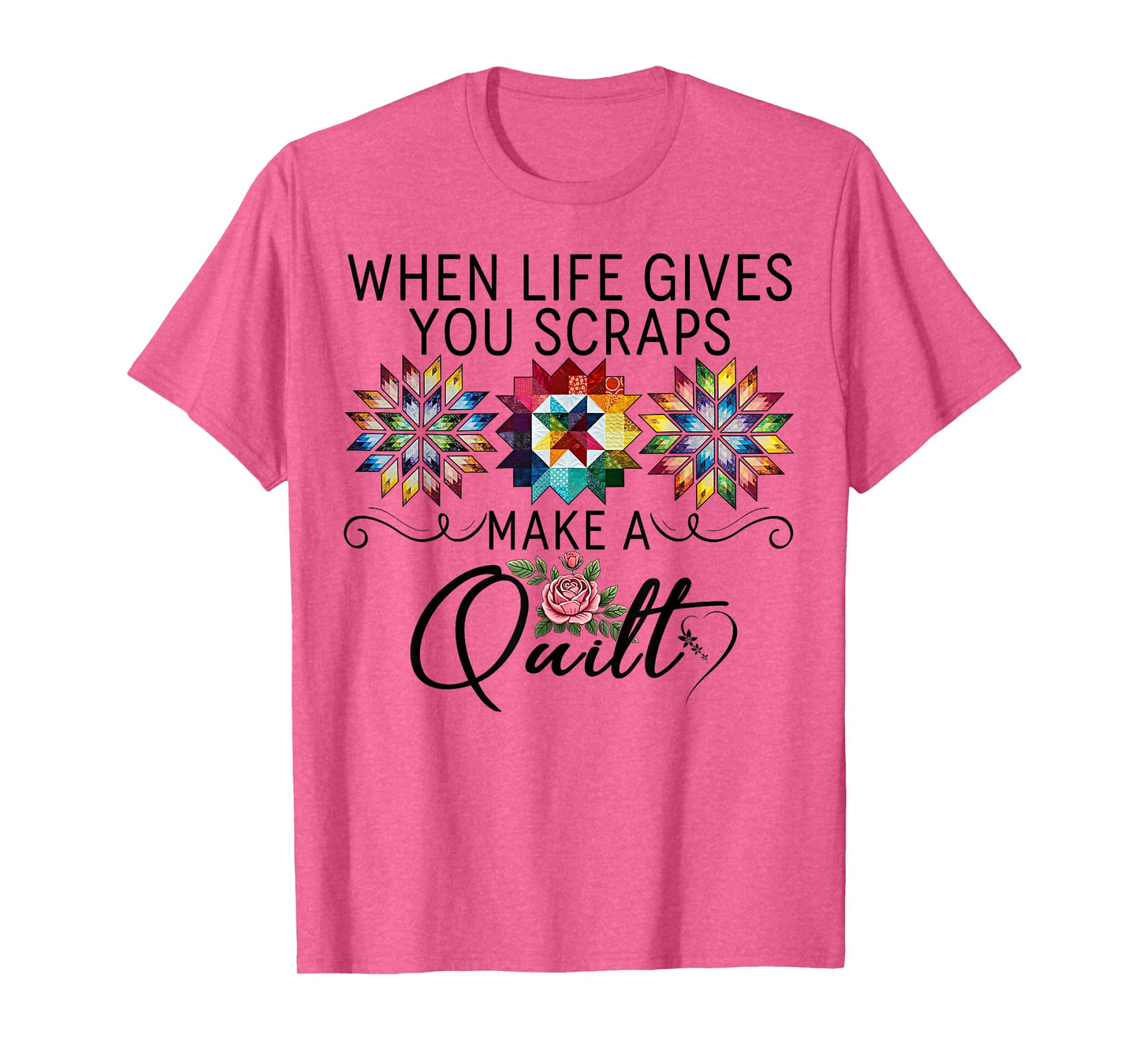 Funny Sewing Sewer Make A Quilt Quilting Patterns Quilter T-Shirt