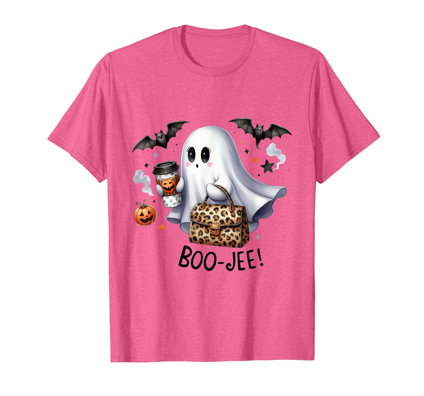 Boo Jee Halloween Ghost Party Costume Women Girl T-Shirt