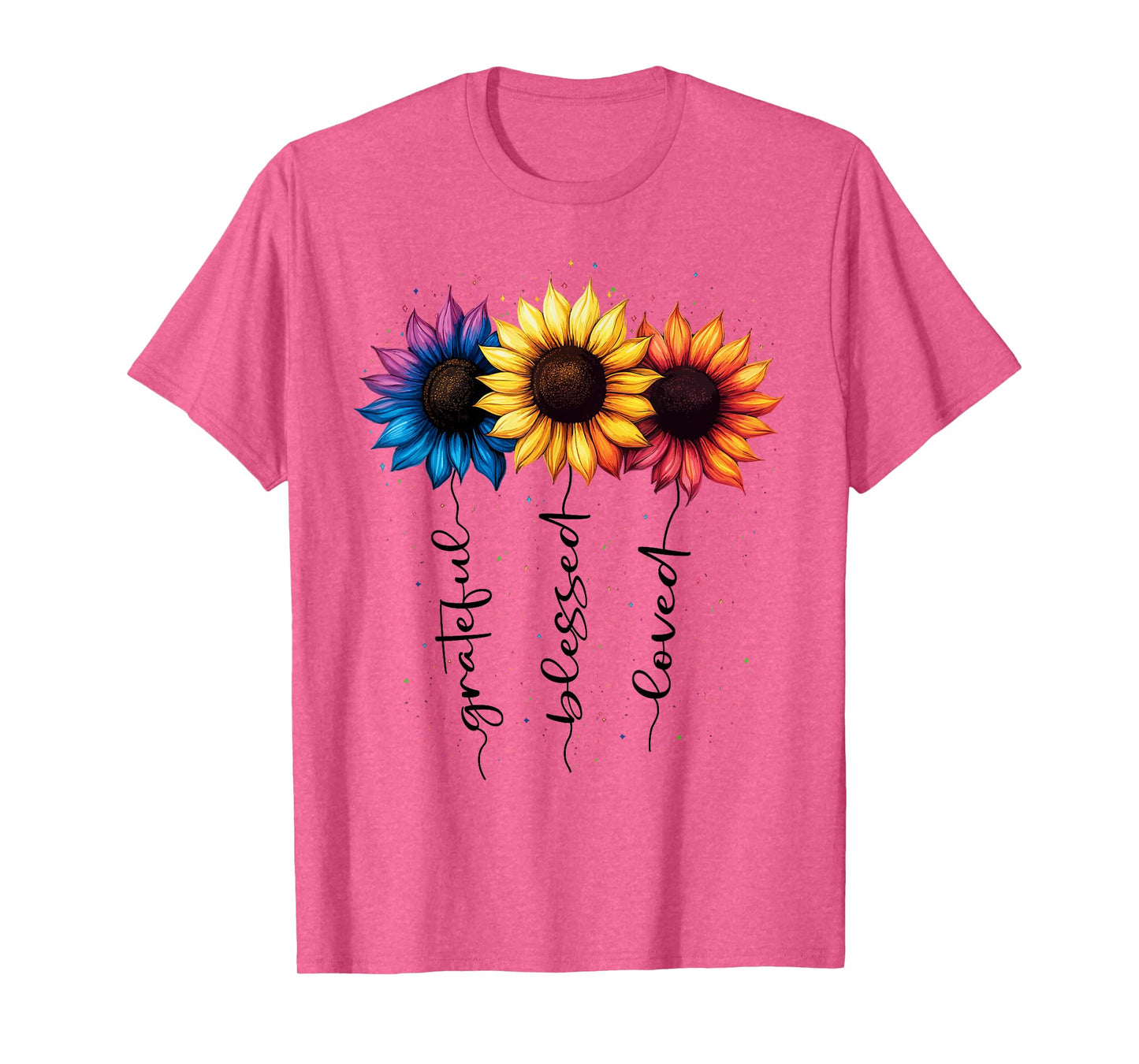 Sunflowers Inspiration Floral Flower Motivation Flowers T-Shirt