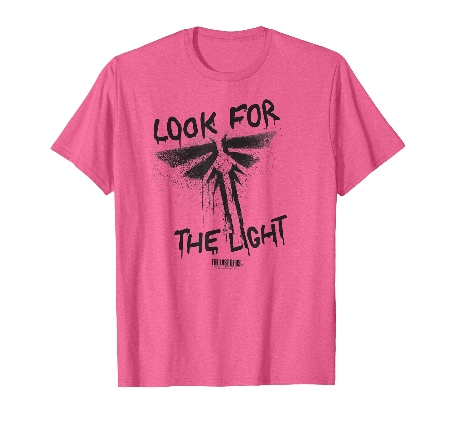The Last of Us Look for the Light Firefly Spray Paint Game T-Shirt