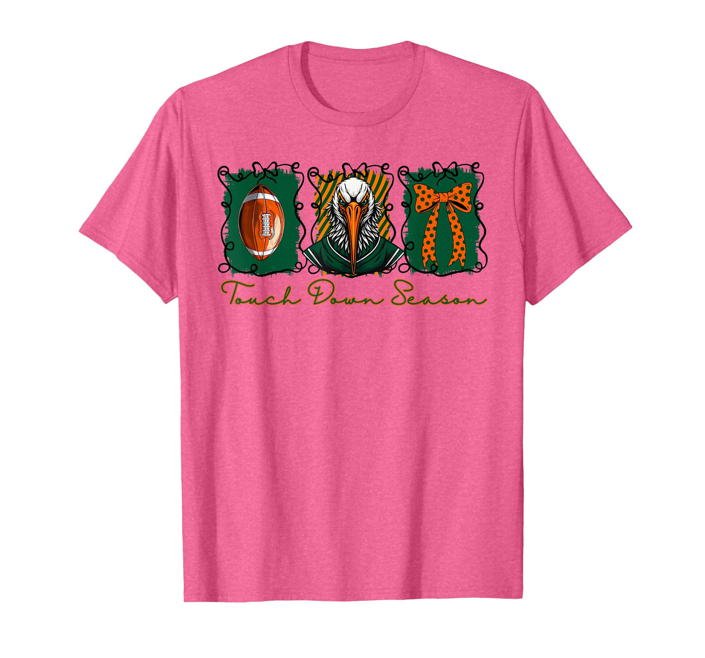 Hurricanes Football Game Day School Mascot Team Spirit T-Shirt