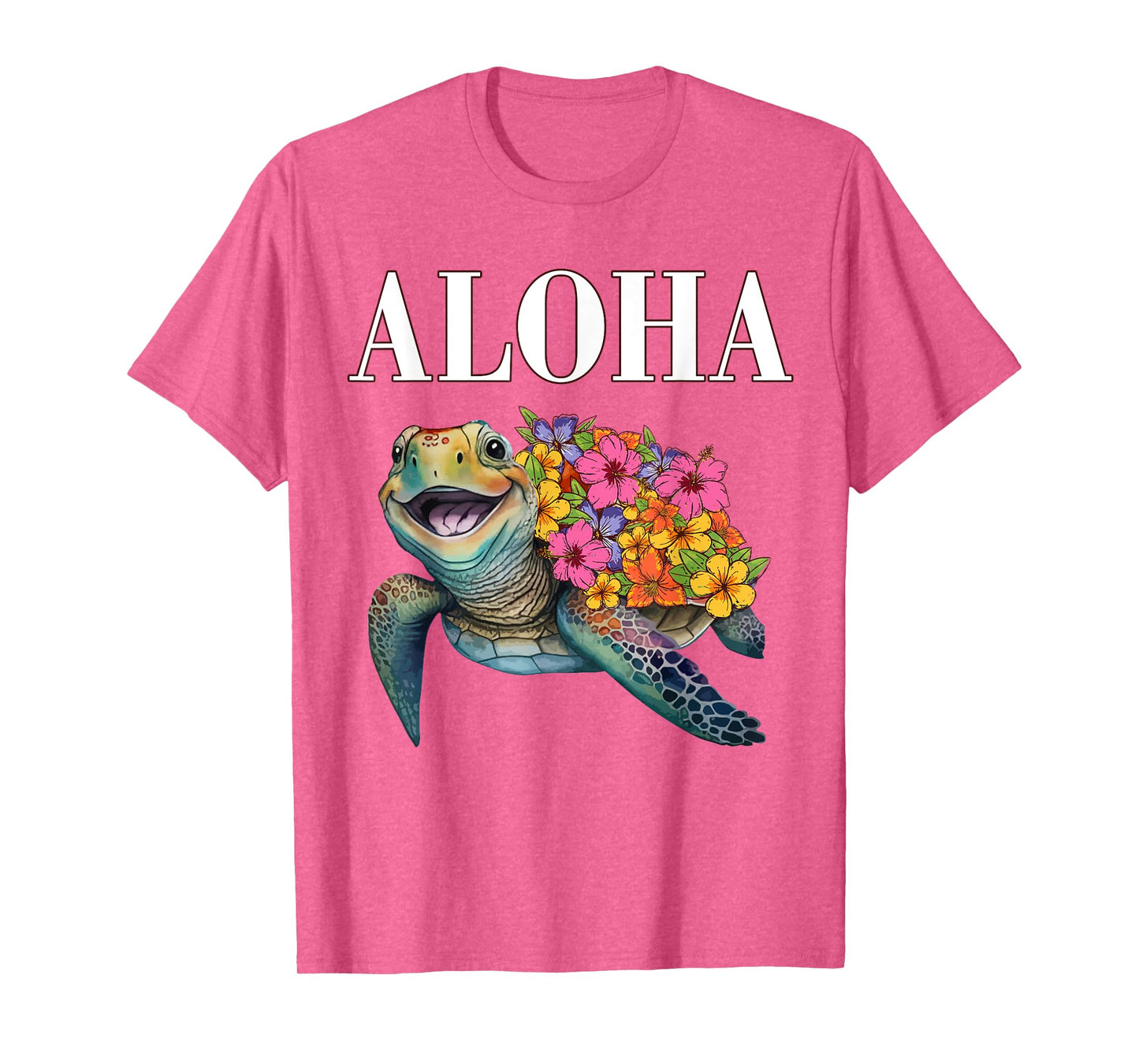 Aloha Hawaii Hawaiian-Shirt Turtle Hibiscus Kids Girl Women T-Shirt