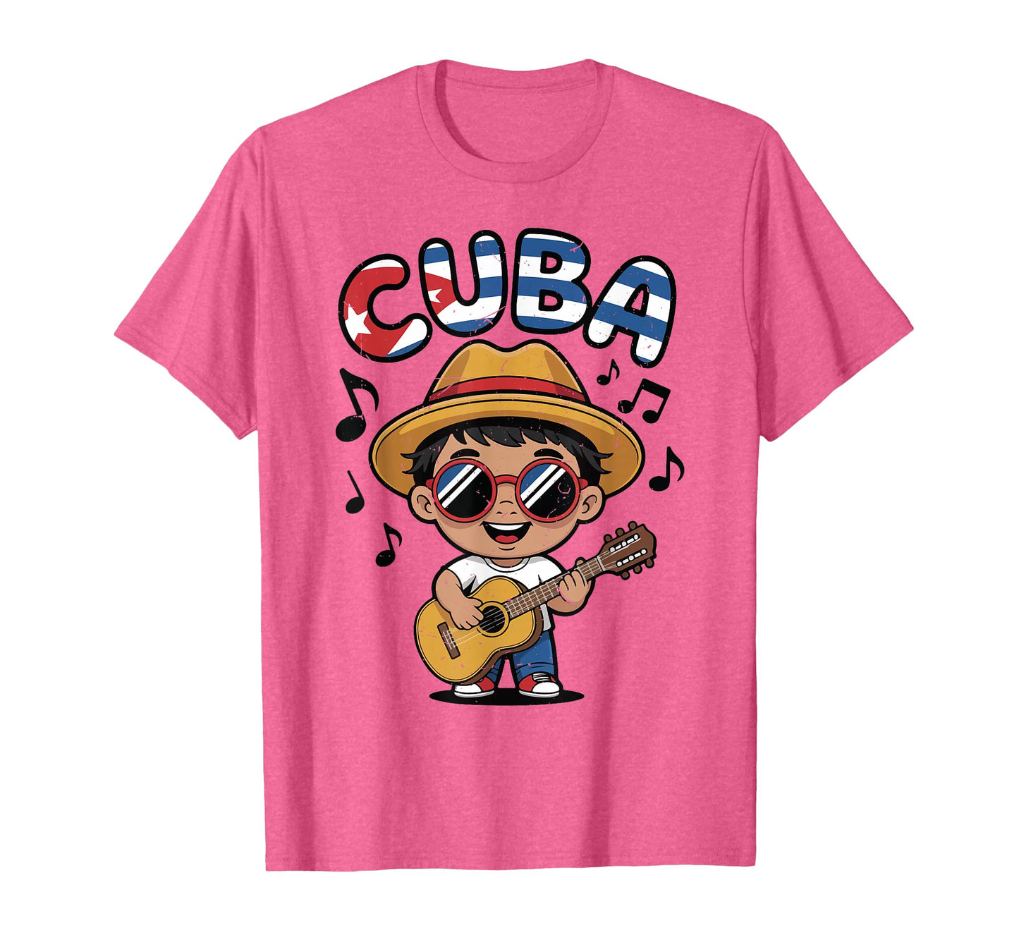 Cuba Boy Hispanic Heritage Month Cuban Flag Boy Toddler T-Shirt