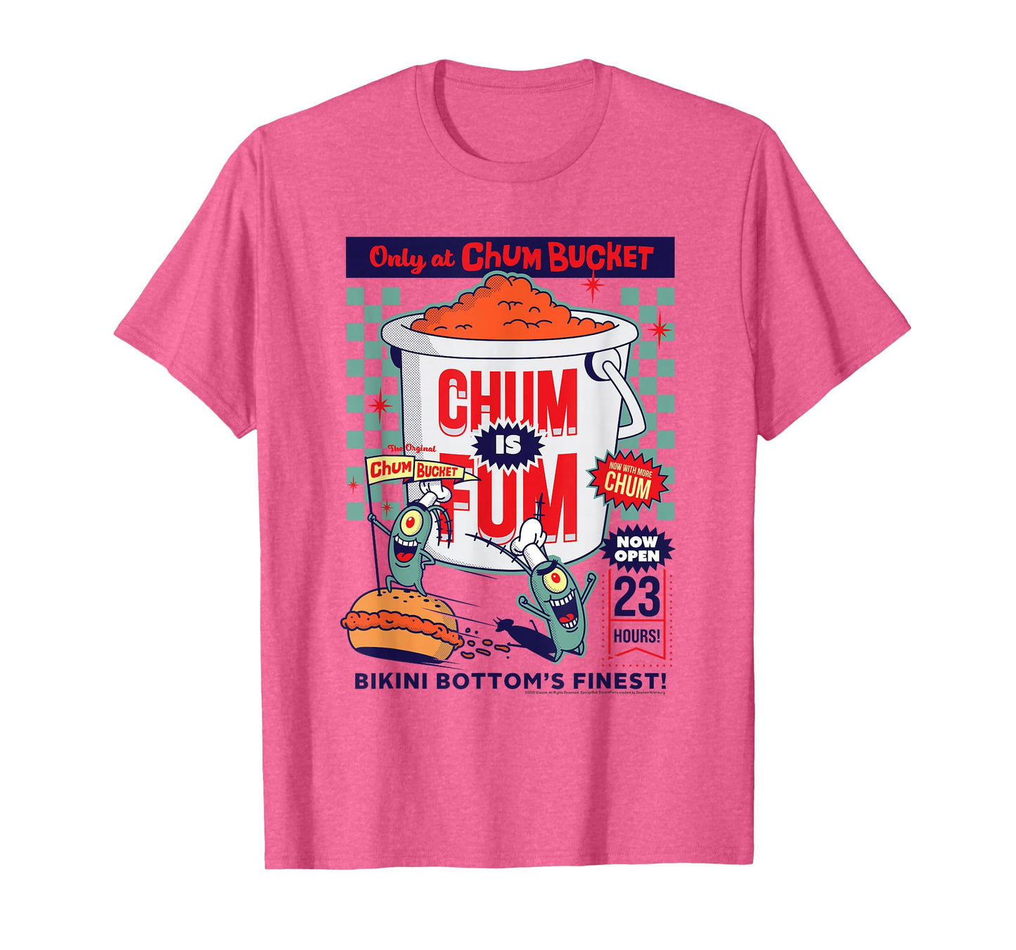 SpongeBob SquarePants Plankton Chum Bucket Chum is Fum T-Shirt