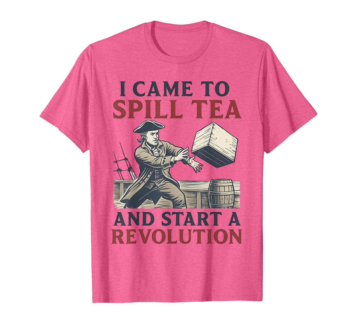 Tea Party Funny Historian History Boston T-Shirt
