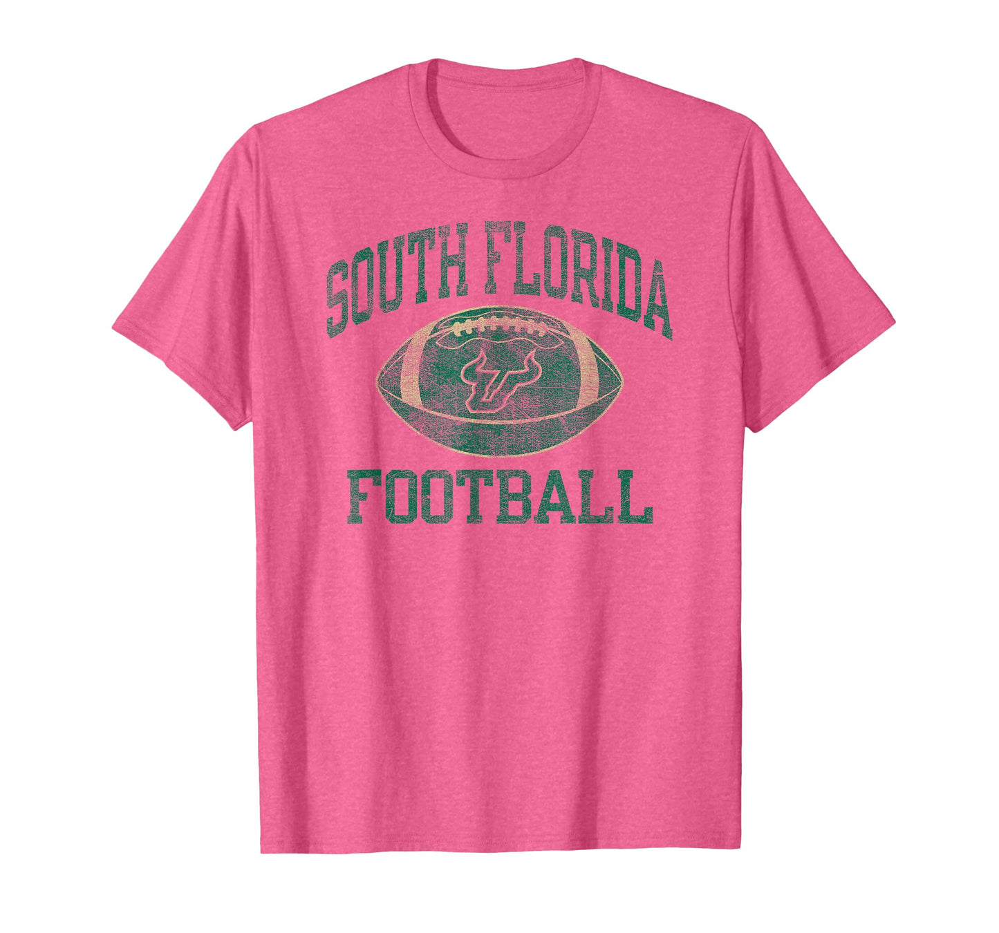 South Florida Bulls Football Intensity Vintage White T-Shirt