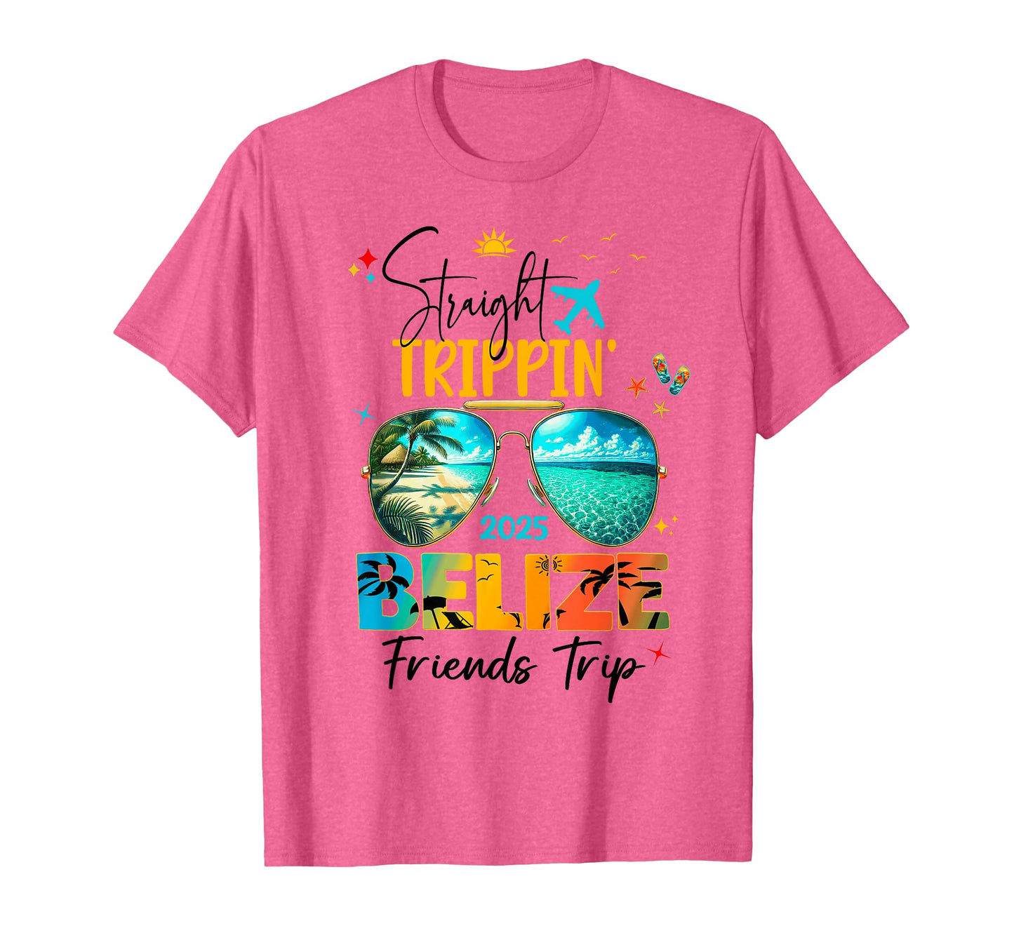 Belize Birthday Besties Trip 2025 Vacay T-Shirt