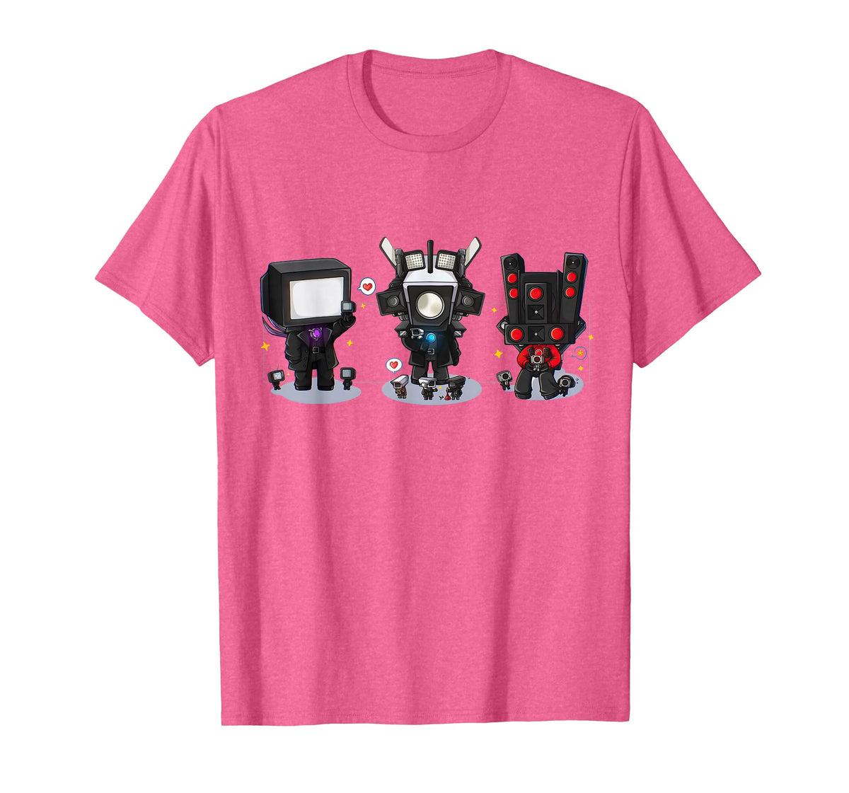 Skibidi Toilet Speakerman Cameraman, Toilet ,Tvman T-Shirt