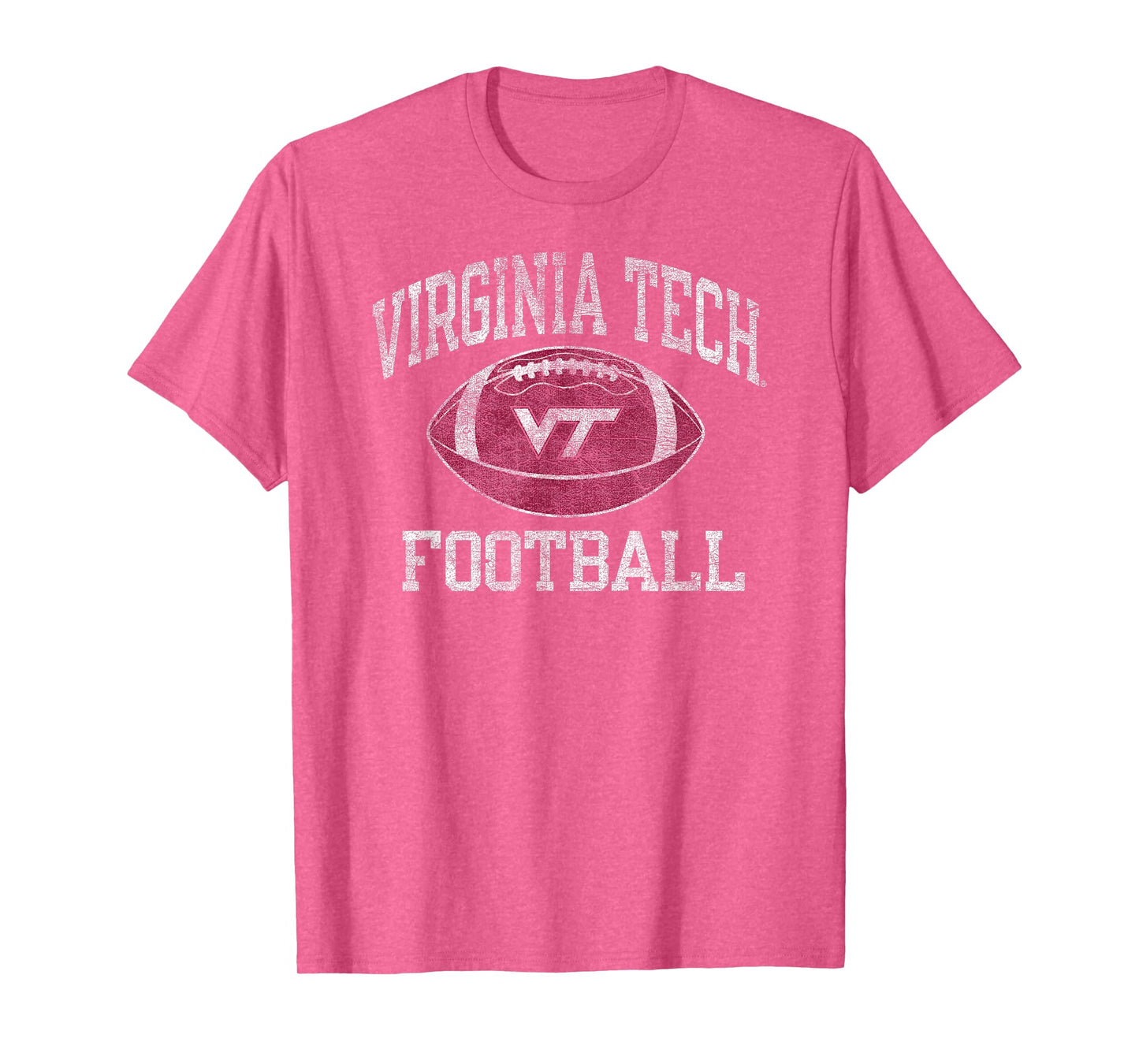 Virginia Tech Hokies Football Intensity Vintage Orange T-Shirt