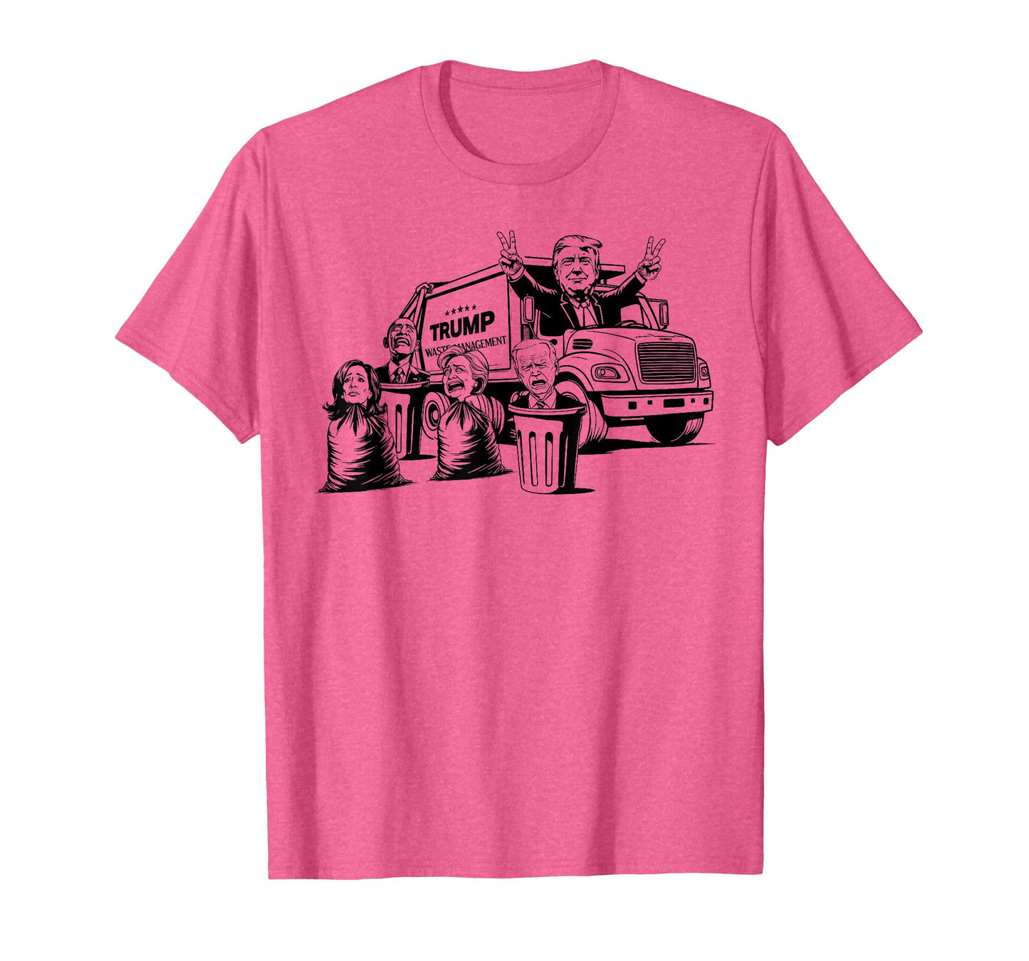 Vintage Trump Garbage Truck Waste Management 47th President T-Shirt