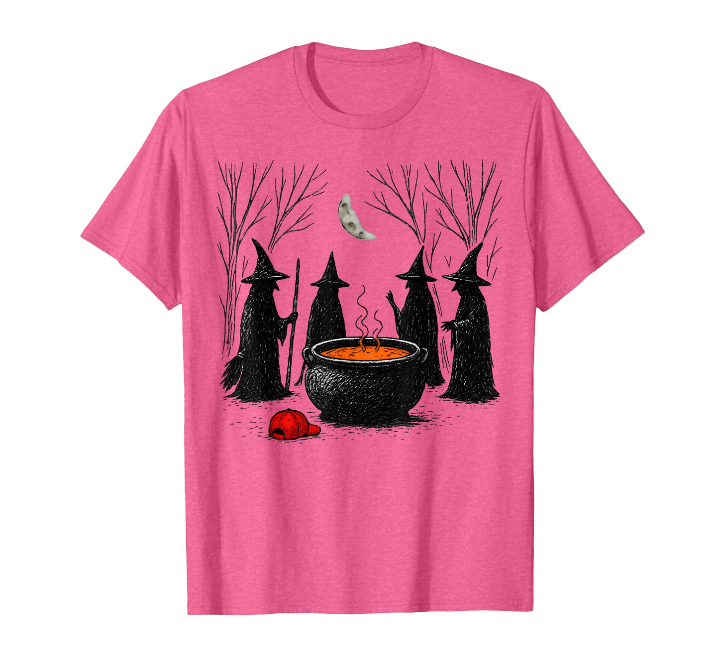 Spooky Witch Halloween Anti Trump Feminist Women Rights T-Shirt