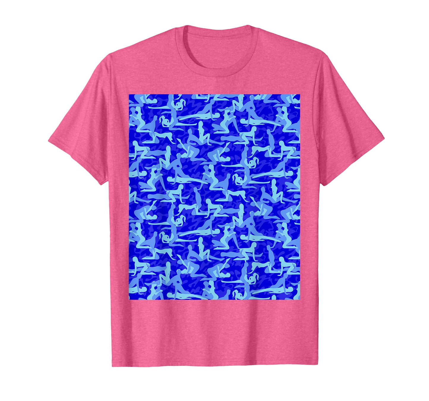 Kamasutra Camouflage (light and royal blue, blue) T-Shirt
