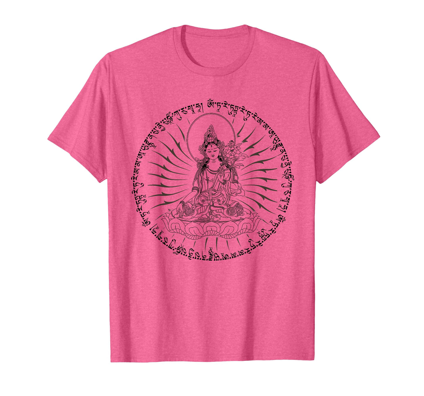 Buddha Green Tara Mantra Tibetan Buddhism Vajrayana T-Shirt