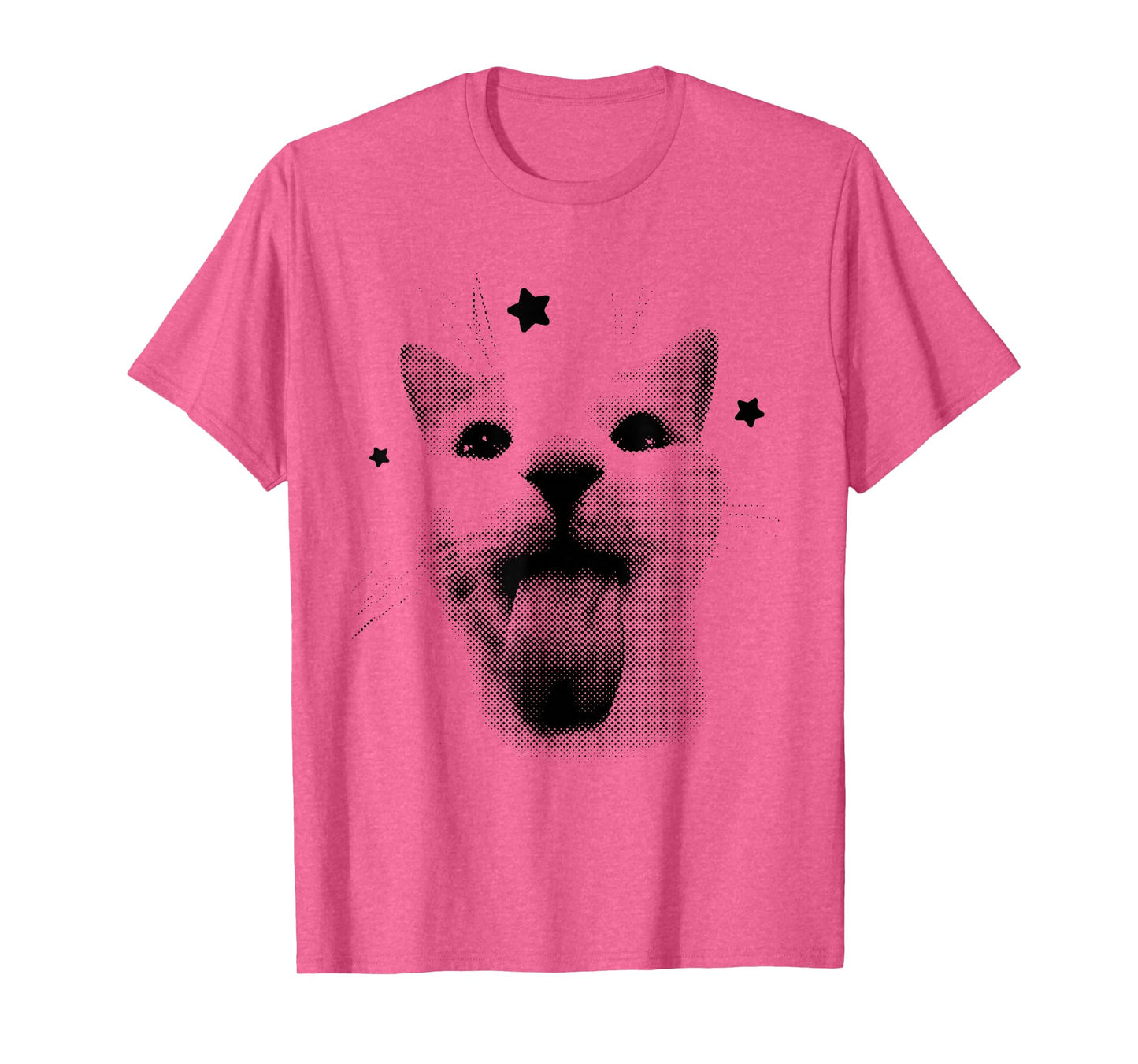 Funny Retro Cat Silly Vintage Kitten Meme Cat Lovers T-Shirt