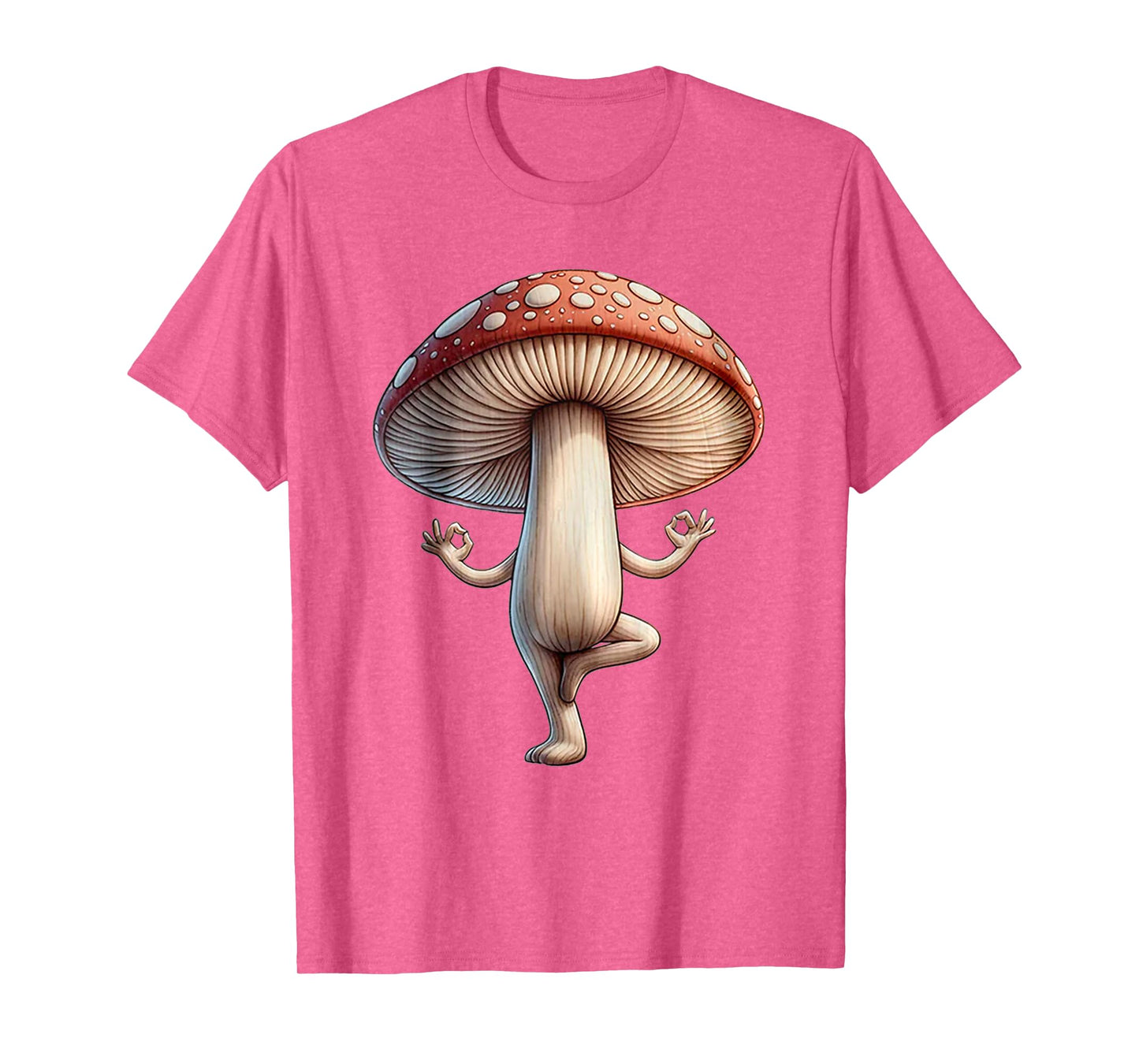 Funny Yoga Mushroom T-Shirt