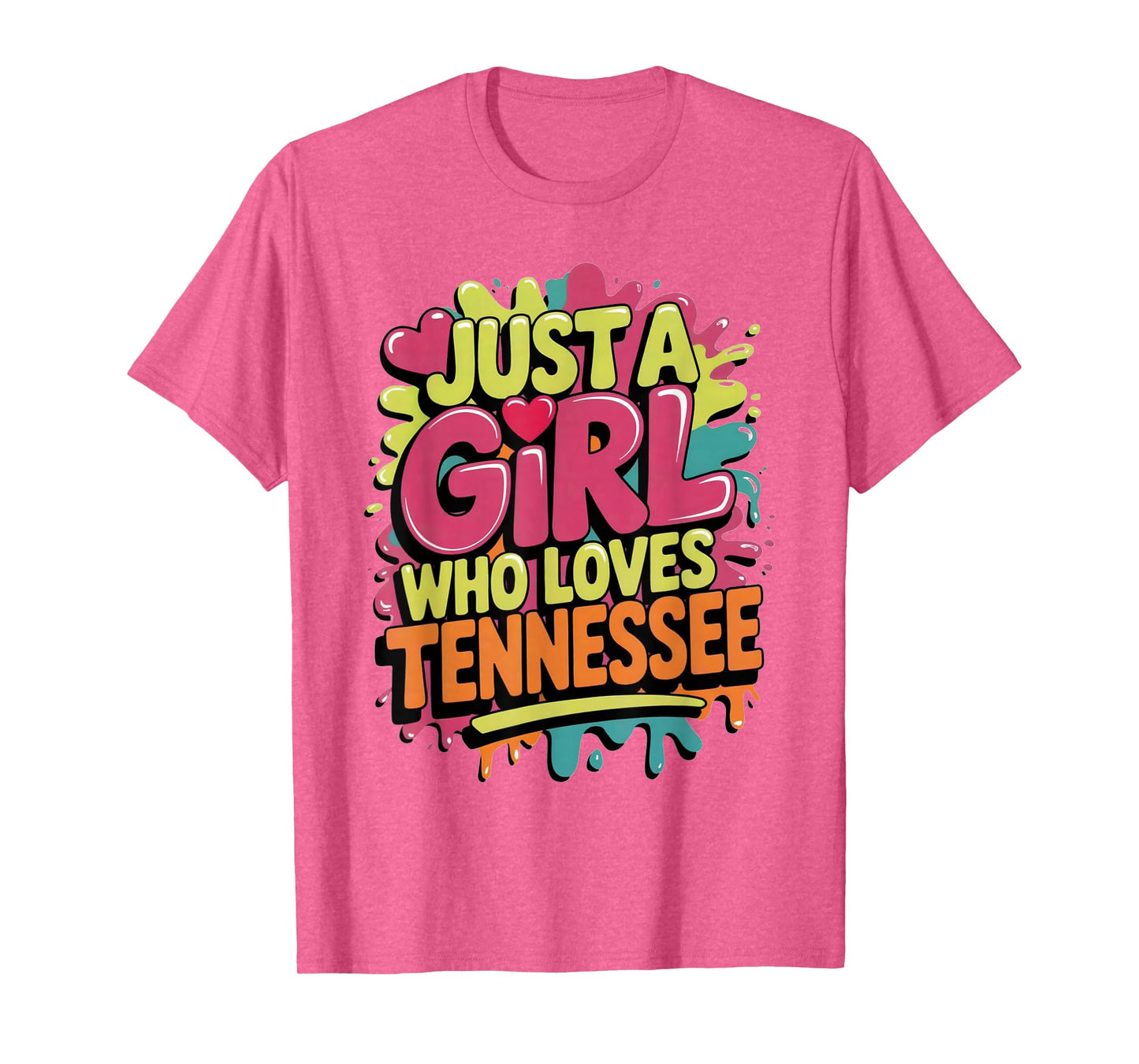 Just A Girl Who Loves Tennessee, Women's Cute T-Shirt