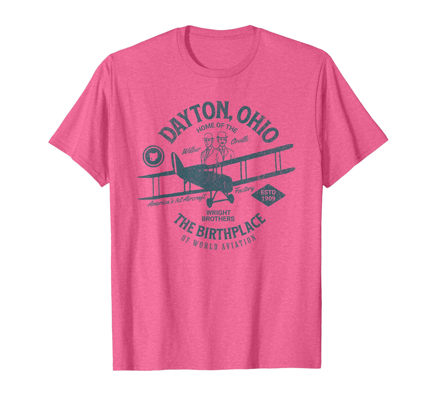 Dayton, Ohio Birthplace of World Aviation Airplane History T-Shirt