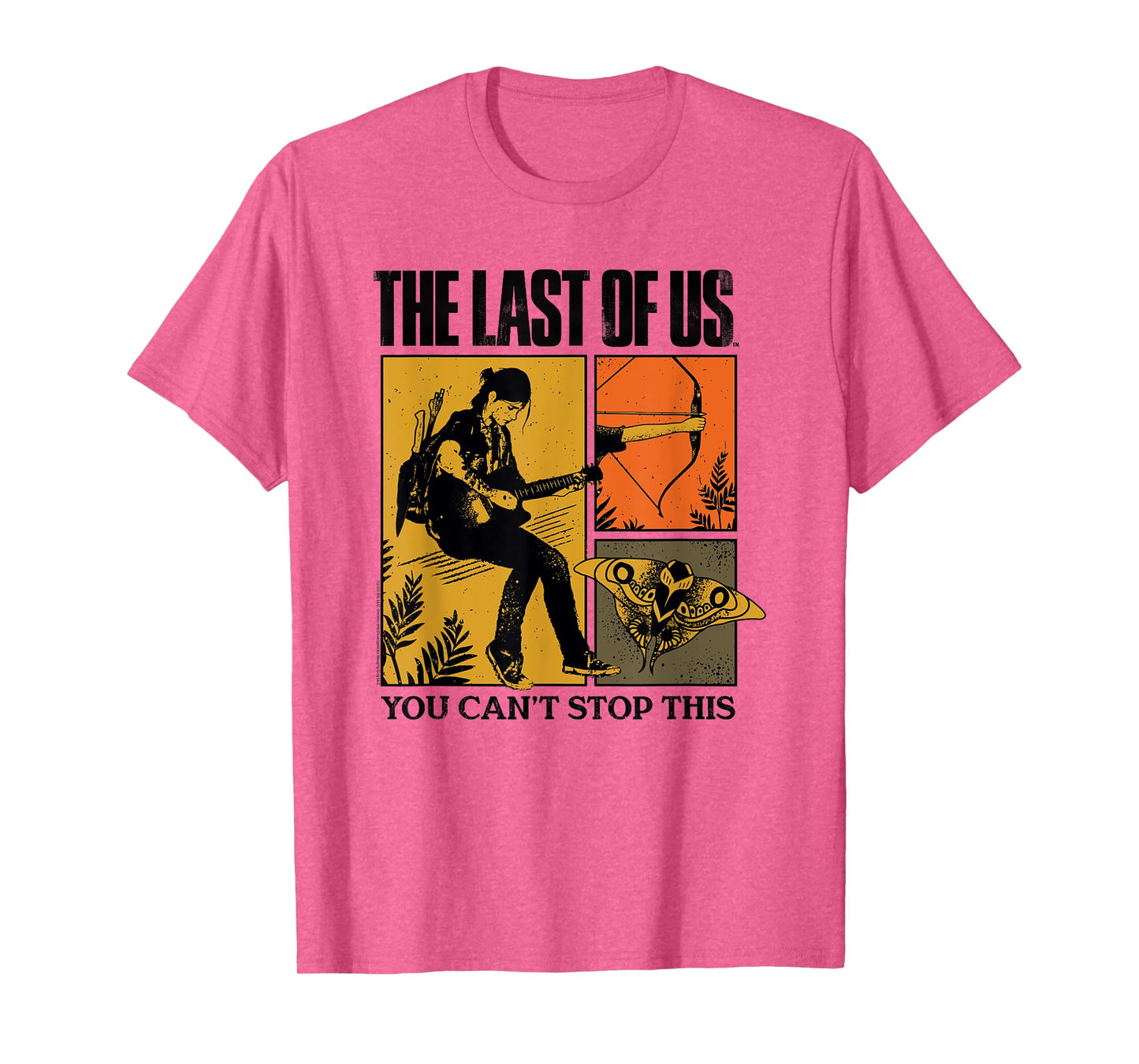 The Last of Us Ellie Nature Collage Video Game T-Shirt