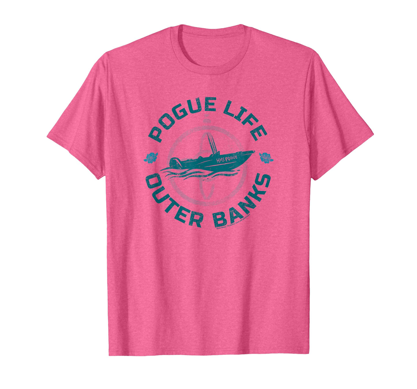 Outer Banks Pogue Life Circle Boat T-Shirt