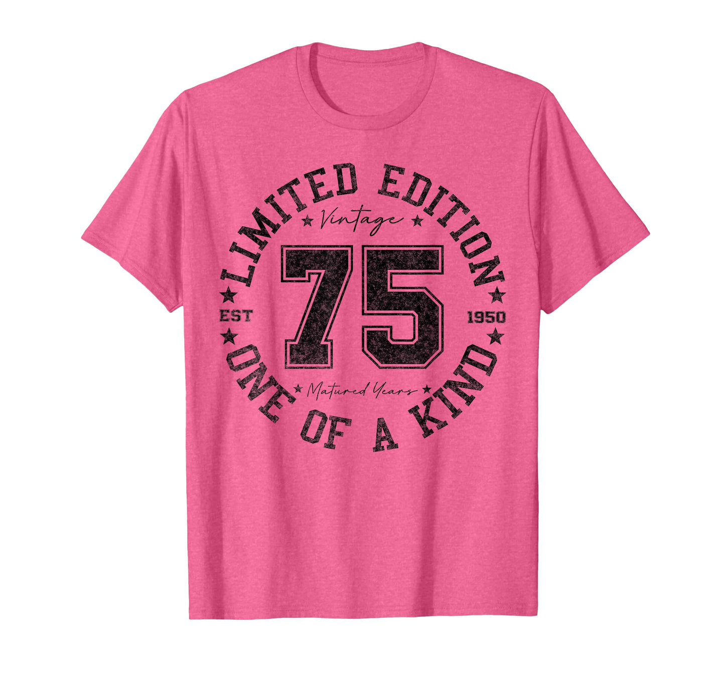75 Year Old Gifts Vintage 1950 Limited Edition 75th Birthday T-Shirt