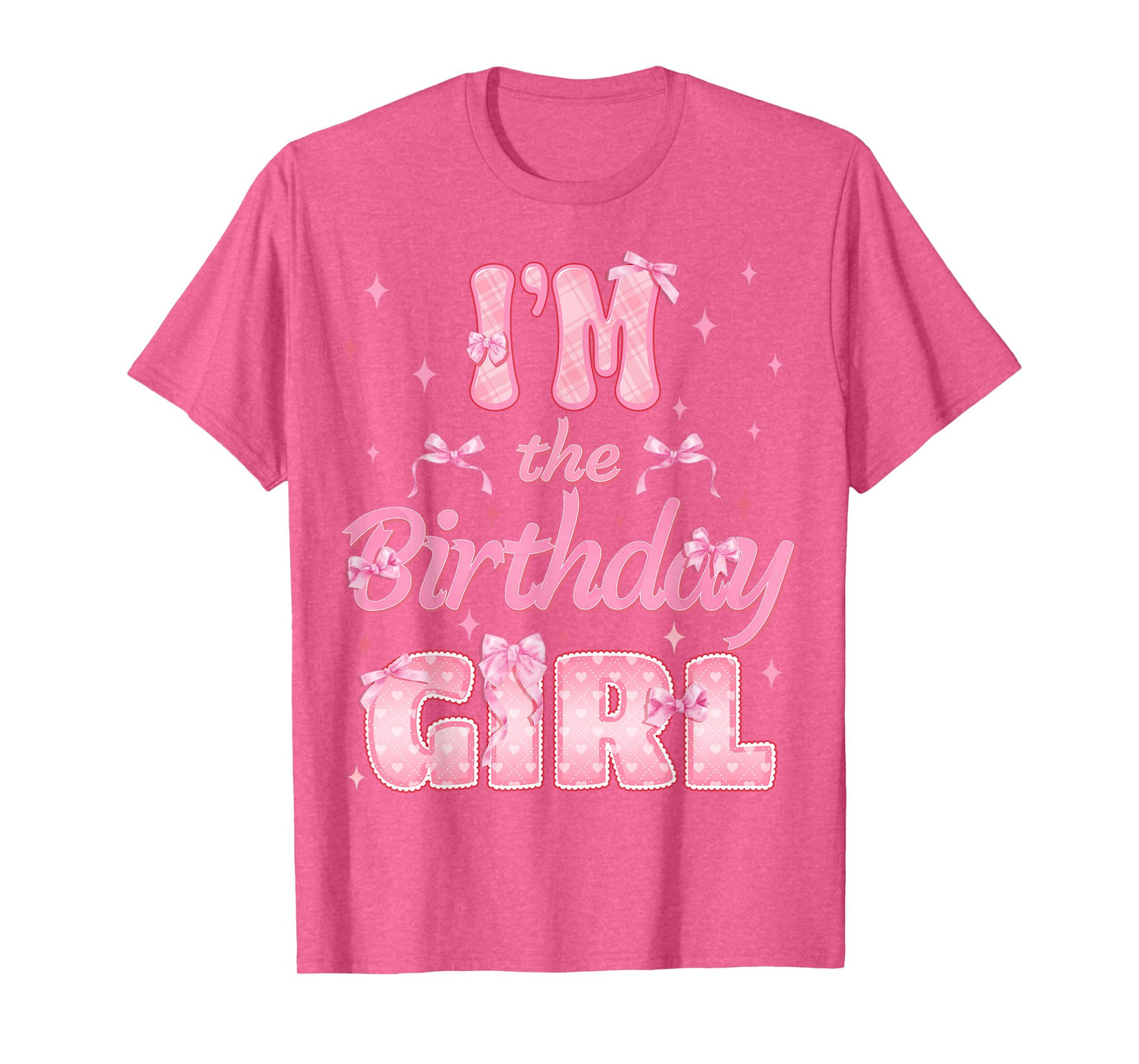 Im The Birthday Girl Coquette Family Matching Party T-Shirt