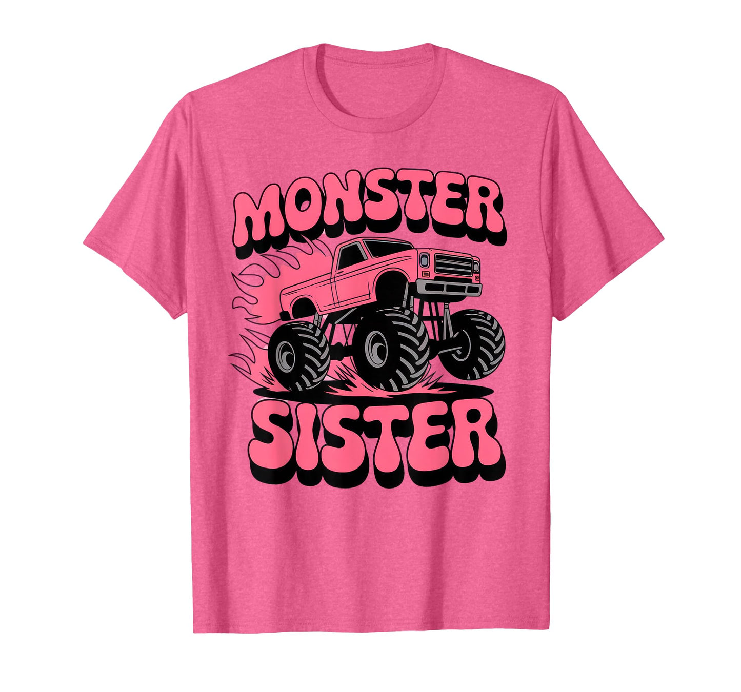 Monster Truck Sister Monster Truck Are My Jam Truck Lovers T-Shirt