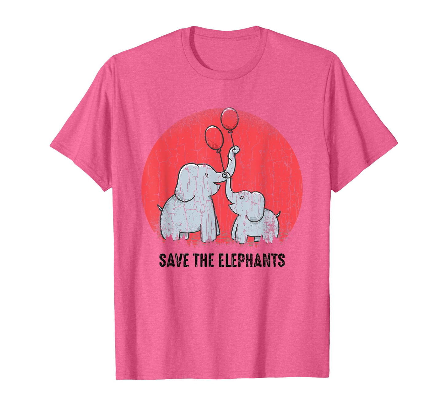 Save The Elephants Funny Elephant Lover Boys Girls Graphic T-Shirt