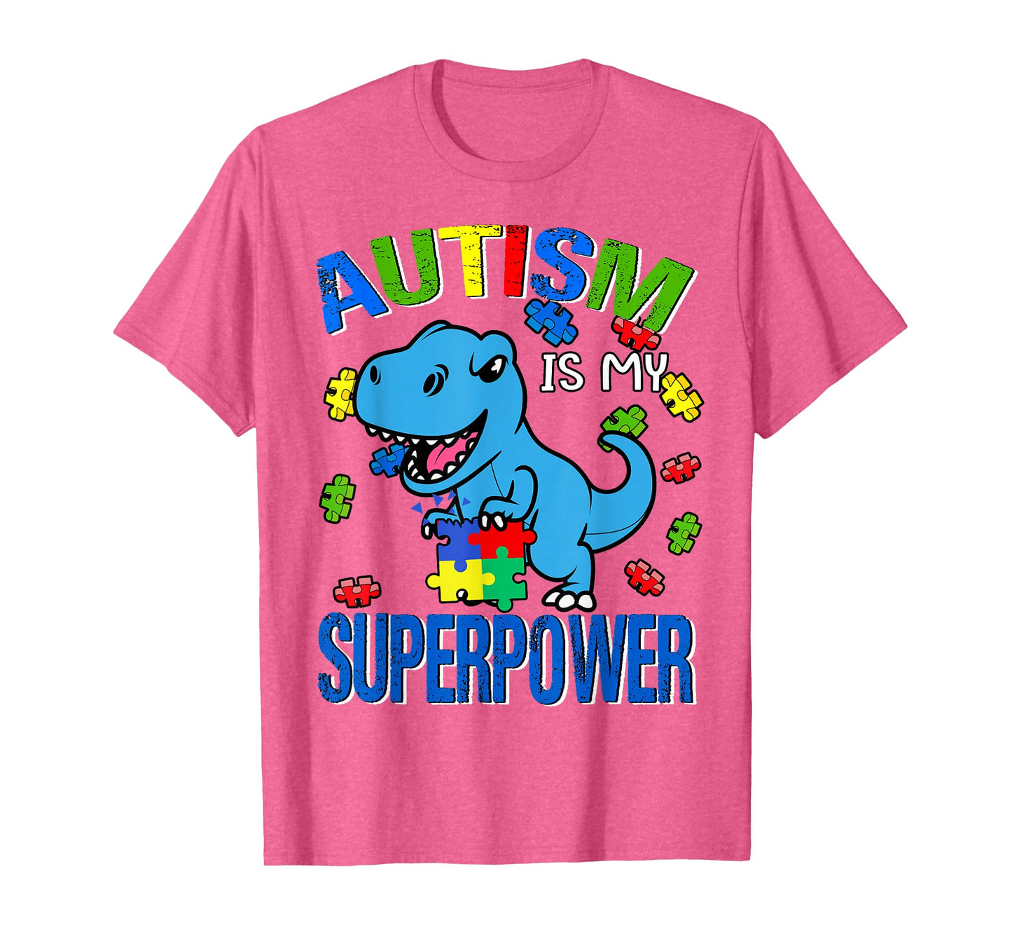 Autism Is My Super Power Autism Awareness Toddler Brother T-Shirt