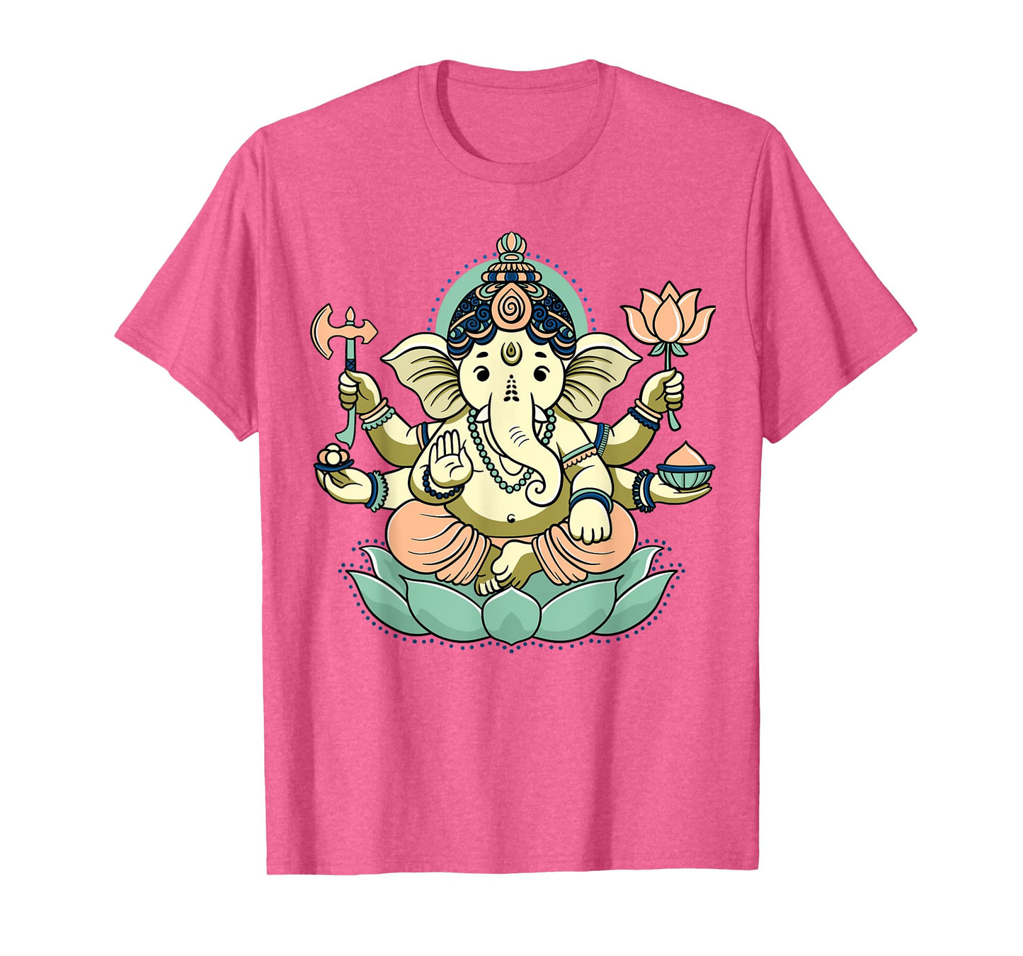 Ganesha Lotus Meditation – Spiritual Hindu Deity Design T-Shirt