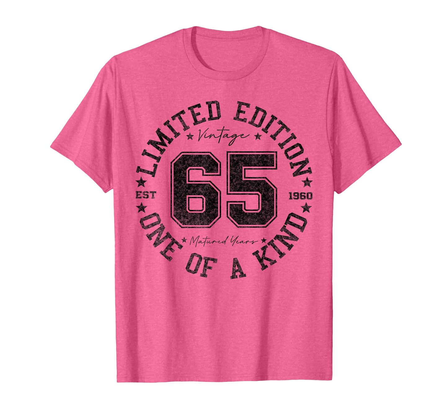 65 Year Old Gifts Vintage 1960 Limited Edition 65th Birthday T-Shirt