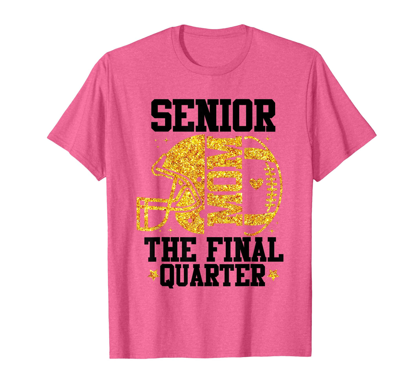 Football Senior Mom 2026 The Final Quarter Football Fan T-Shirt
