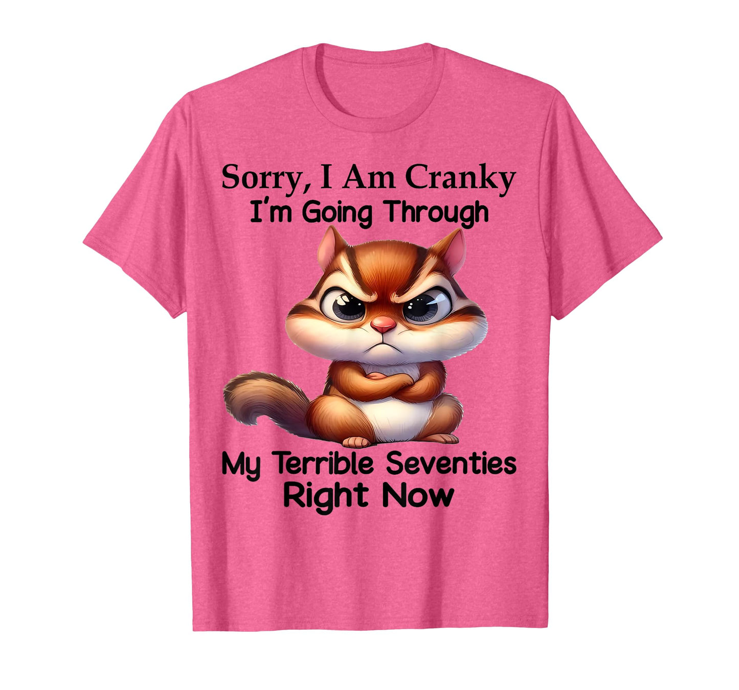 Cute Squirrel Sorry I Am Cranky I'm Going Through T-Shirt