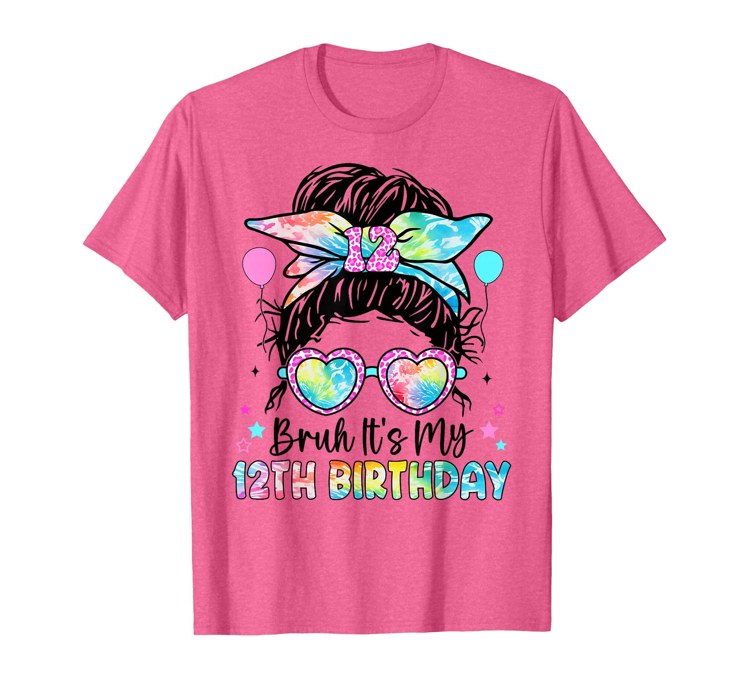 Bruh It's My 12th Birthday 12 Year Old Birthday For Girl T-Shirt