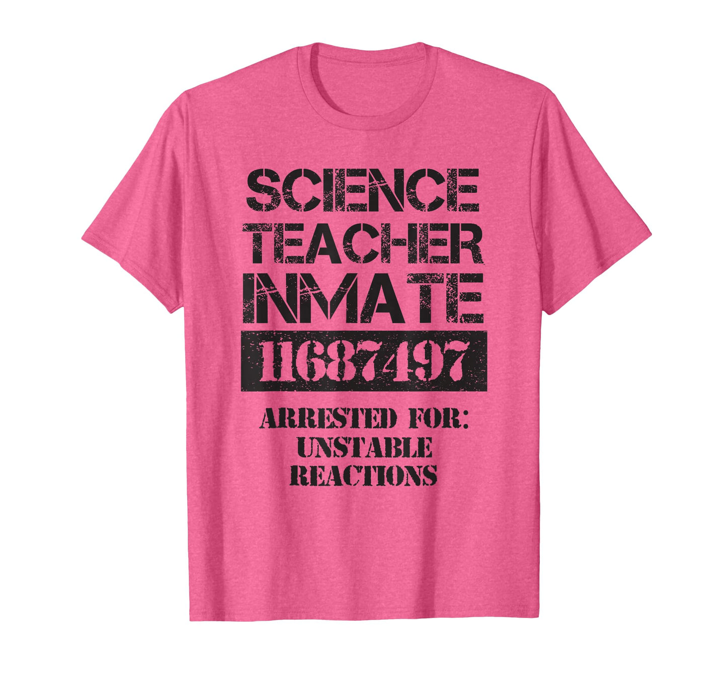 Funny Halloween Science Teacher Prisoner Costume T-Shirt