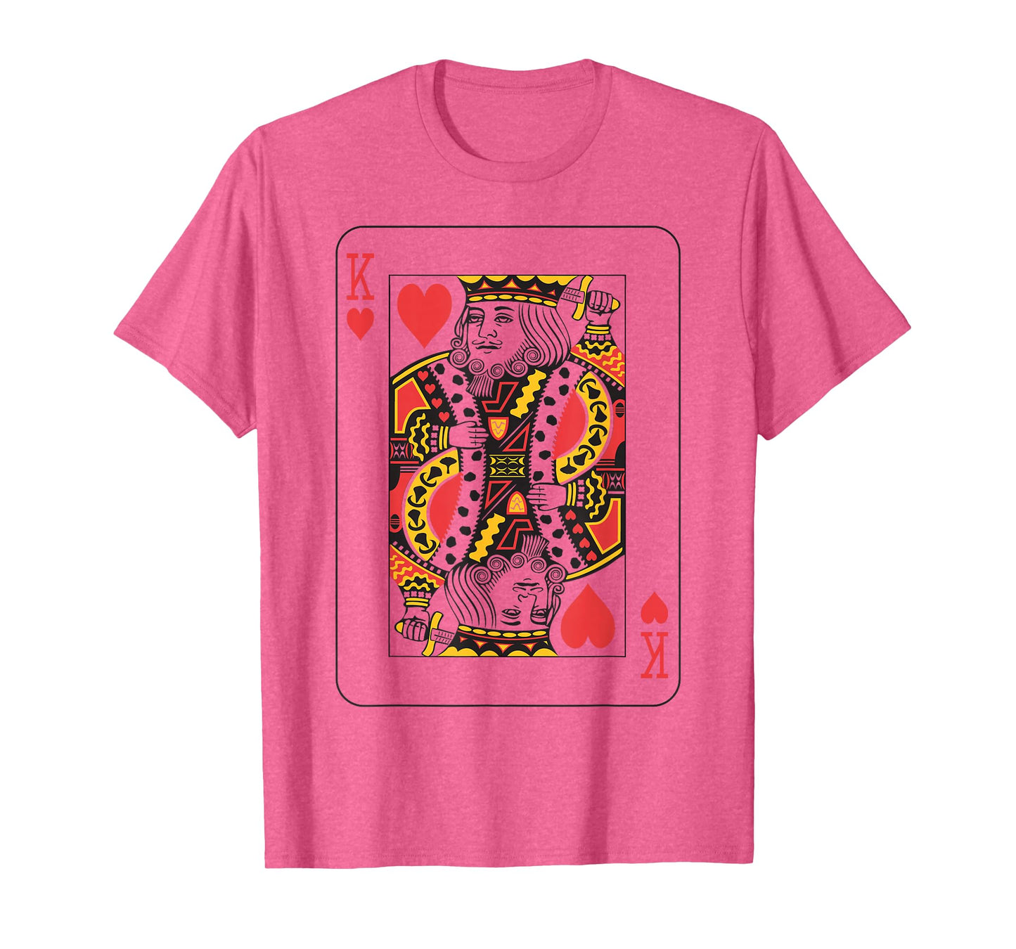 King of Hearts | Deck of Cards Front and Back Group Costume T-Shirt