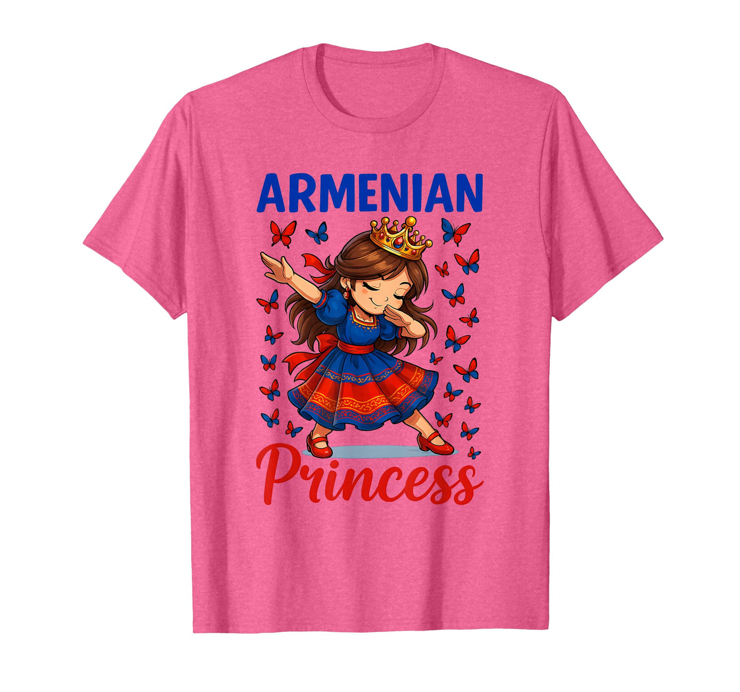 Armenian Princess Dabbing Girl Cultural Dress Souvenir Kids T-Shirt