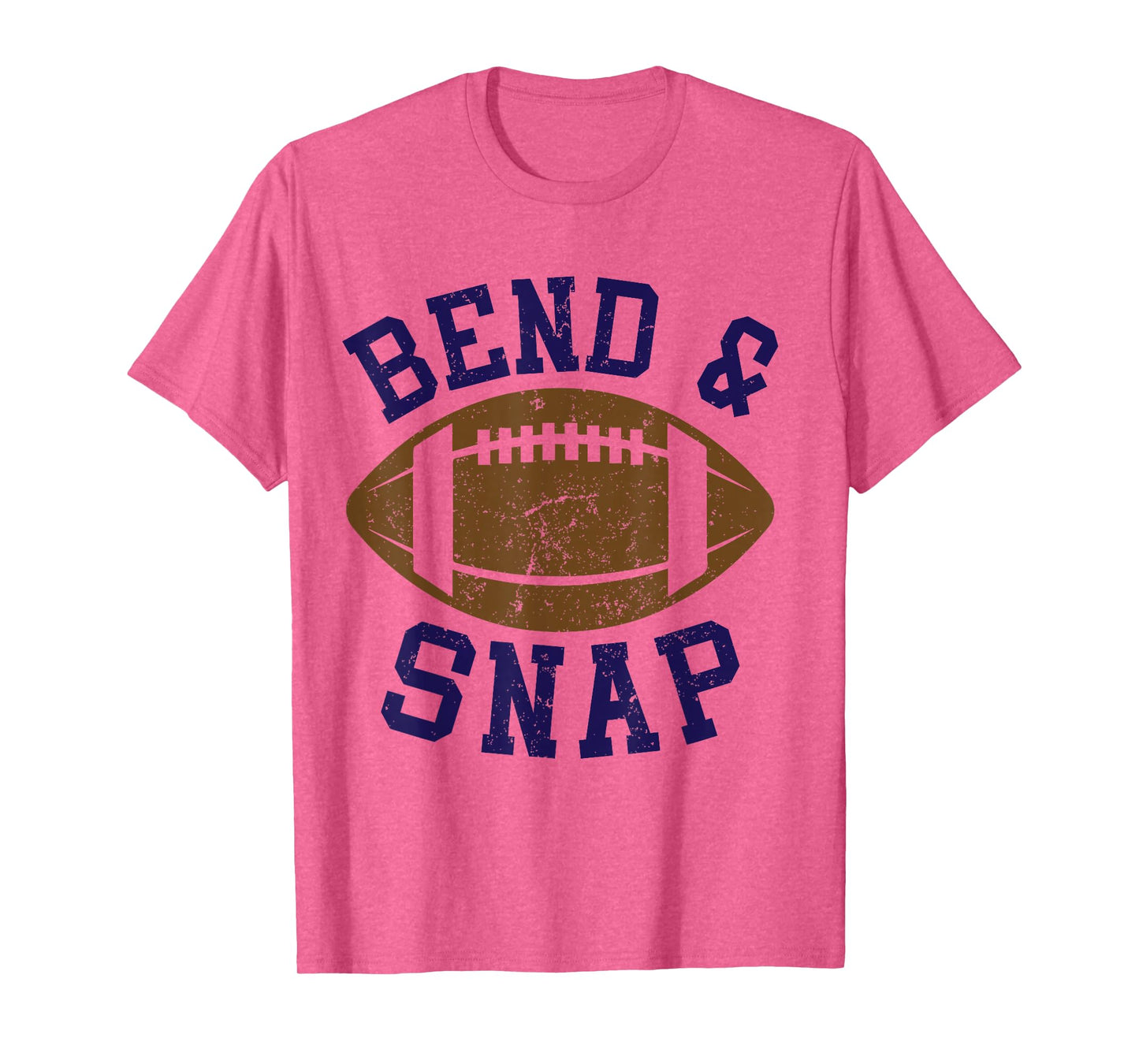 Funny Game Day Touchdown Season Cute Bend and Snap Football T-Shirt