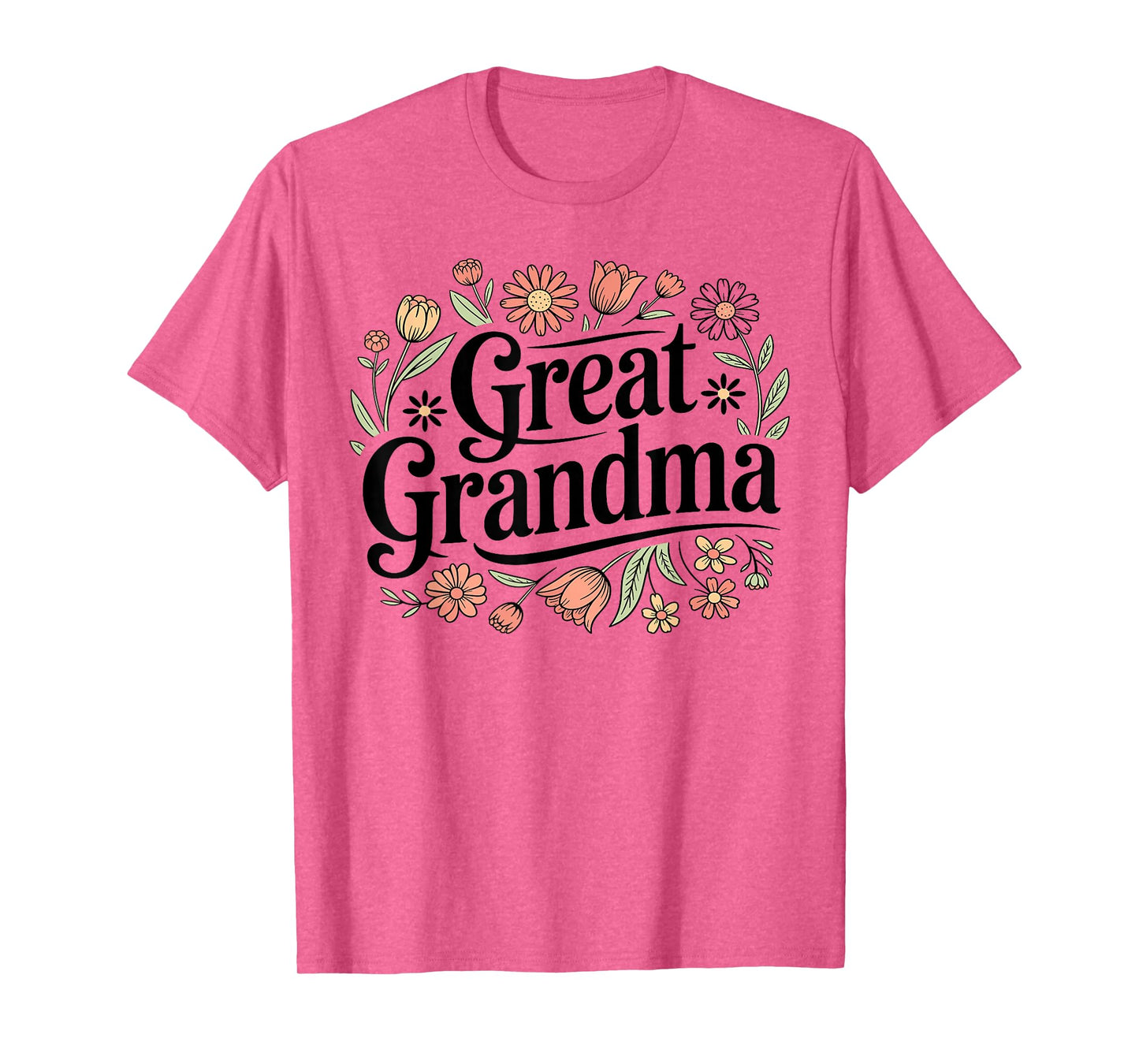 Wildflowers Great Grandma Floral Mother's Day Great Grandma T-Shirt