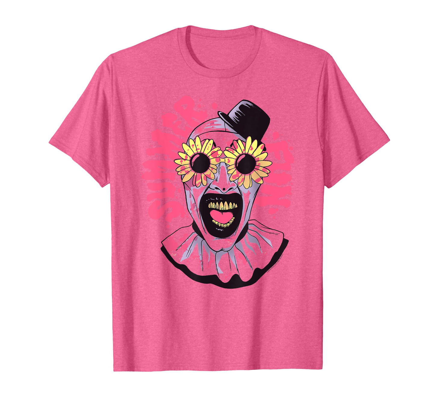 Terrifier Summer Fun Sunglasses Art The Clown Horror Movie T-Shirt