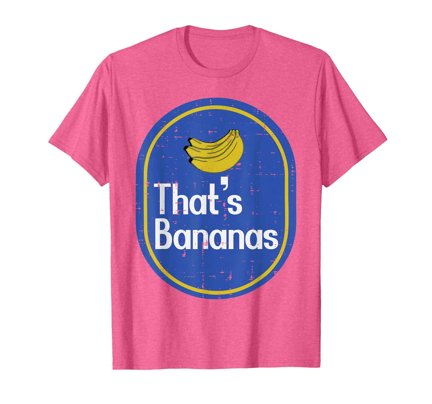 Thats Bananas Sticker Fruit Costume Halloween Men Women Kids T-Shirt