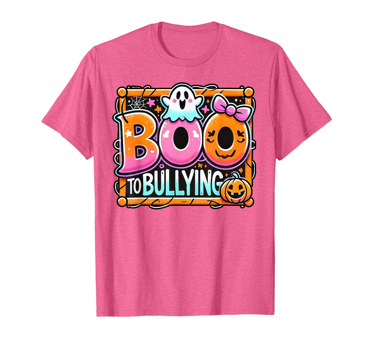 Boo To Bullying Shirt Unity Day Cute Ghost Halloween T-Shirt