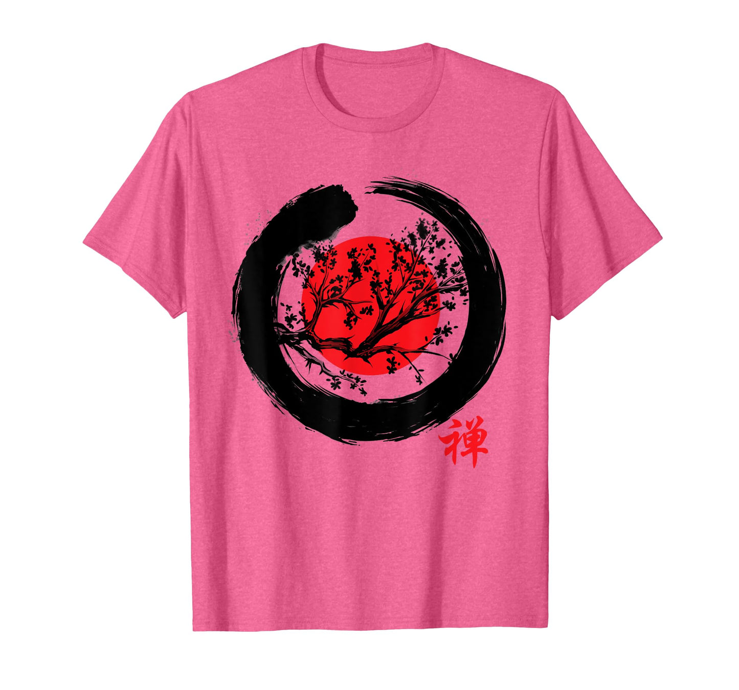 Japanese Calligraphy - Zen Buddhist Enso Circle Meditation T-Shirt
