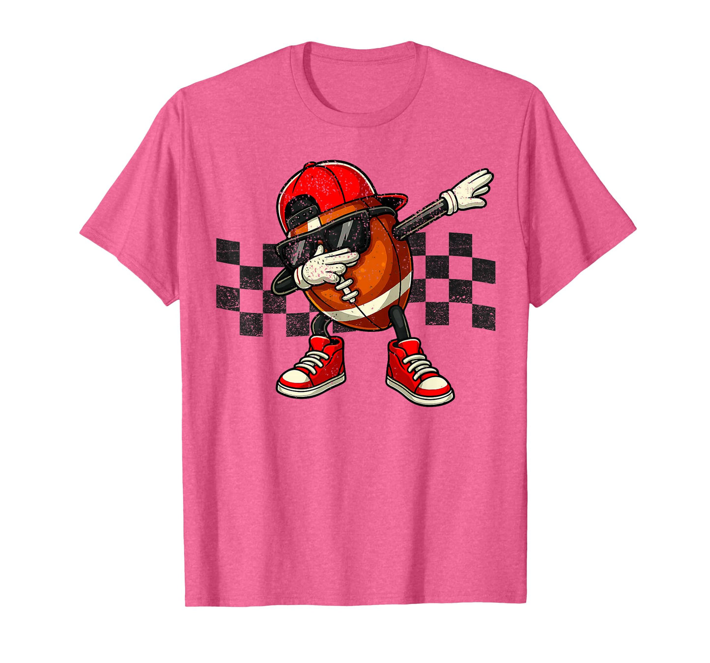 Funny Dabbing Football Vintage Retro Game Day T-Shirt