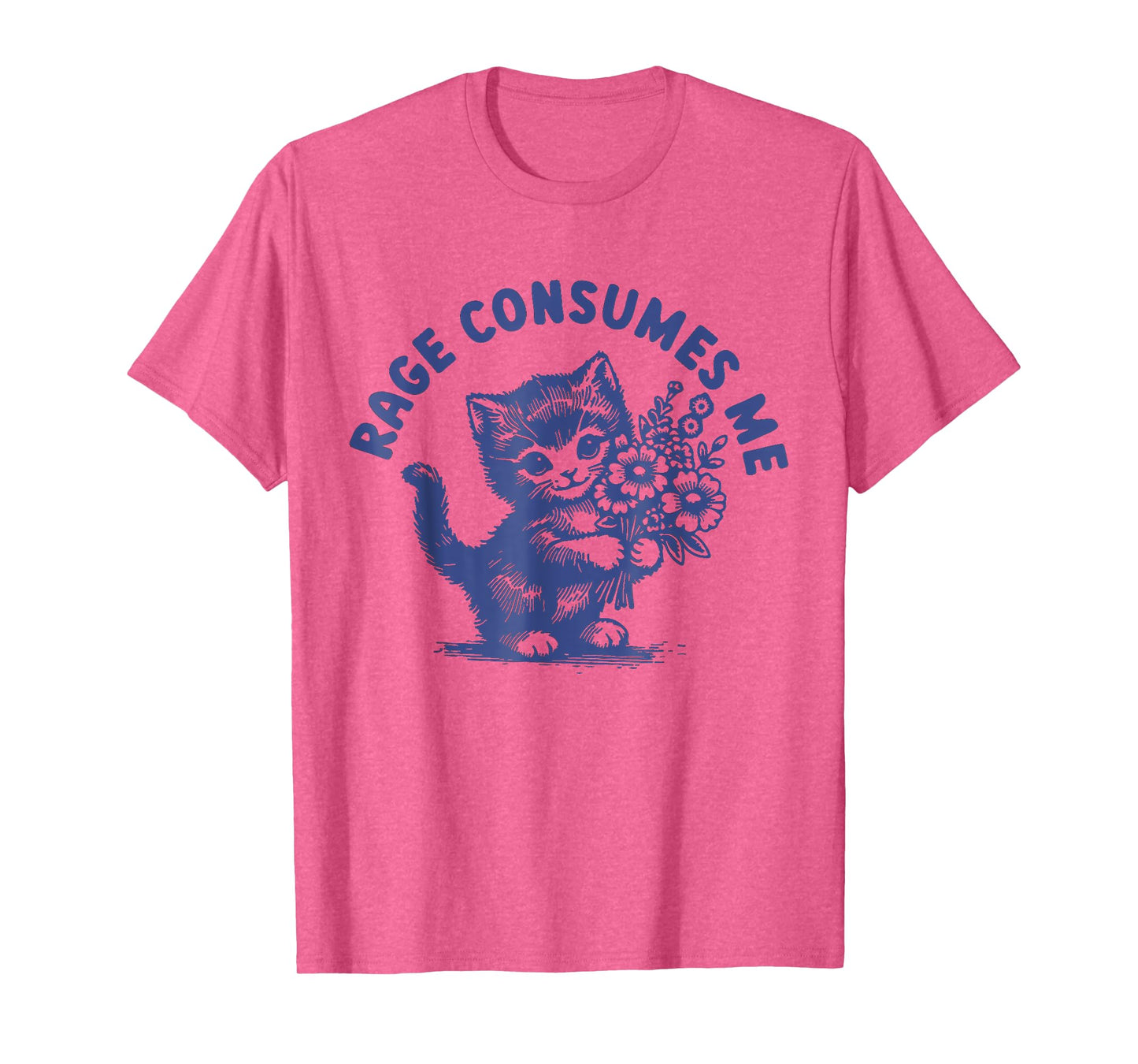 Cat Rage Consumes Me Cat T-Shirt
