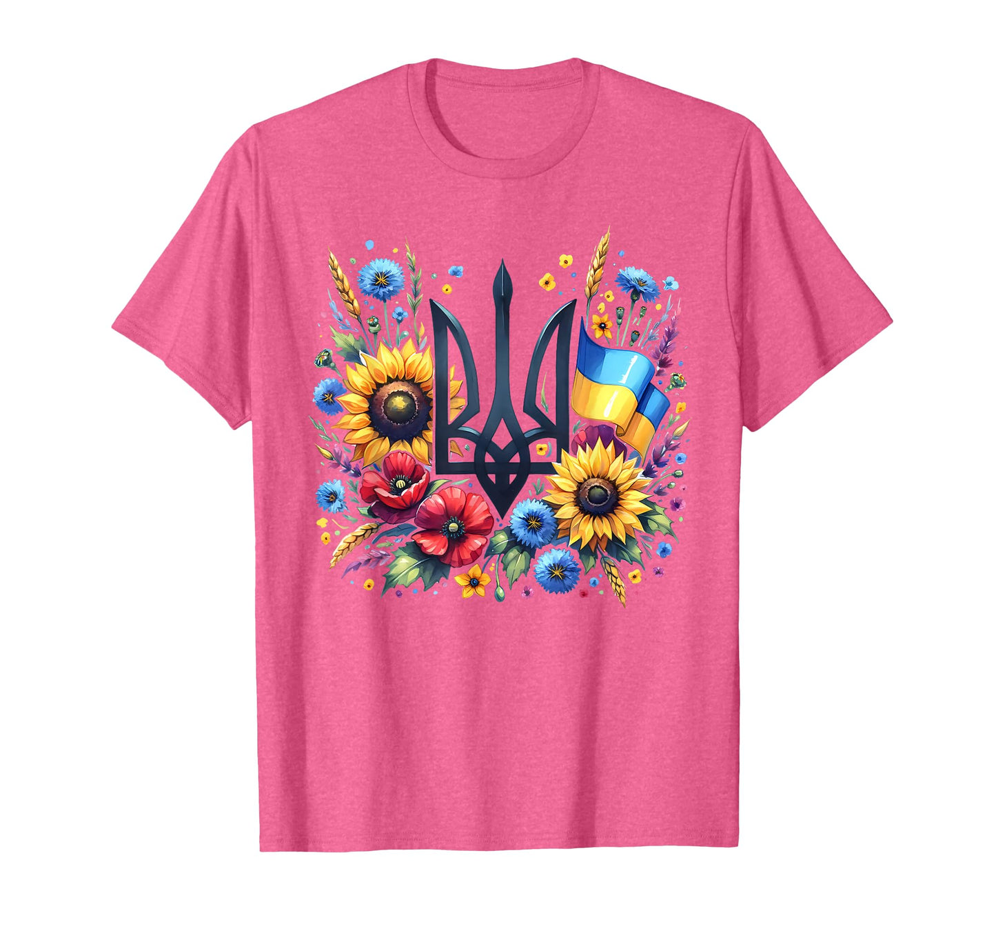 Support Ukraine, Ukrainian Trident Tryzub, Patriotic Ukraine T-Shirt